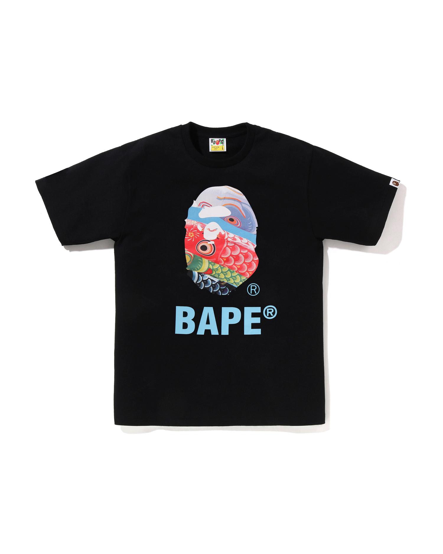 Carp Streamer Photo Ape Head Tee by BAPE