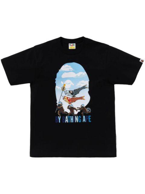 Carp Streamer cotton T-shirt by BAPE