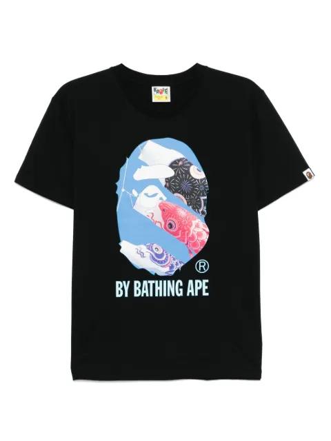 Carp photo T-shirt by BAPE