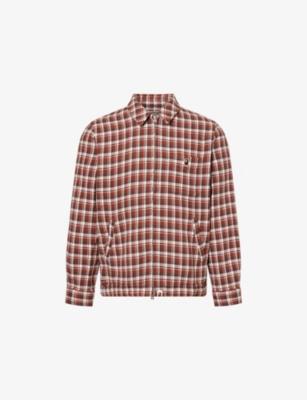 Checked Zip-Up Cotton Shirt by BAPE
