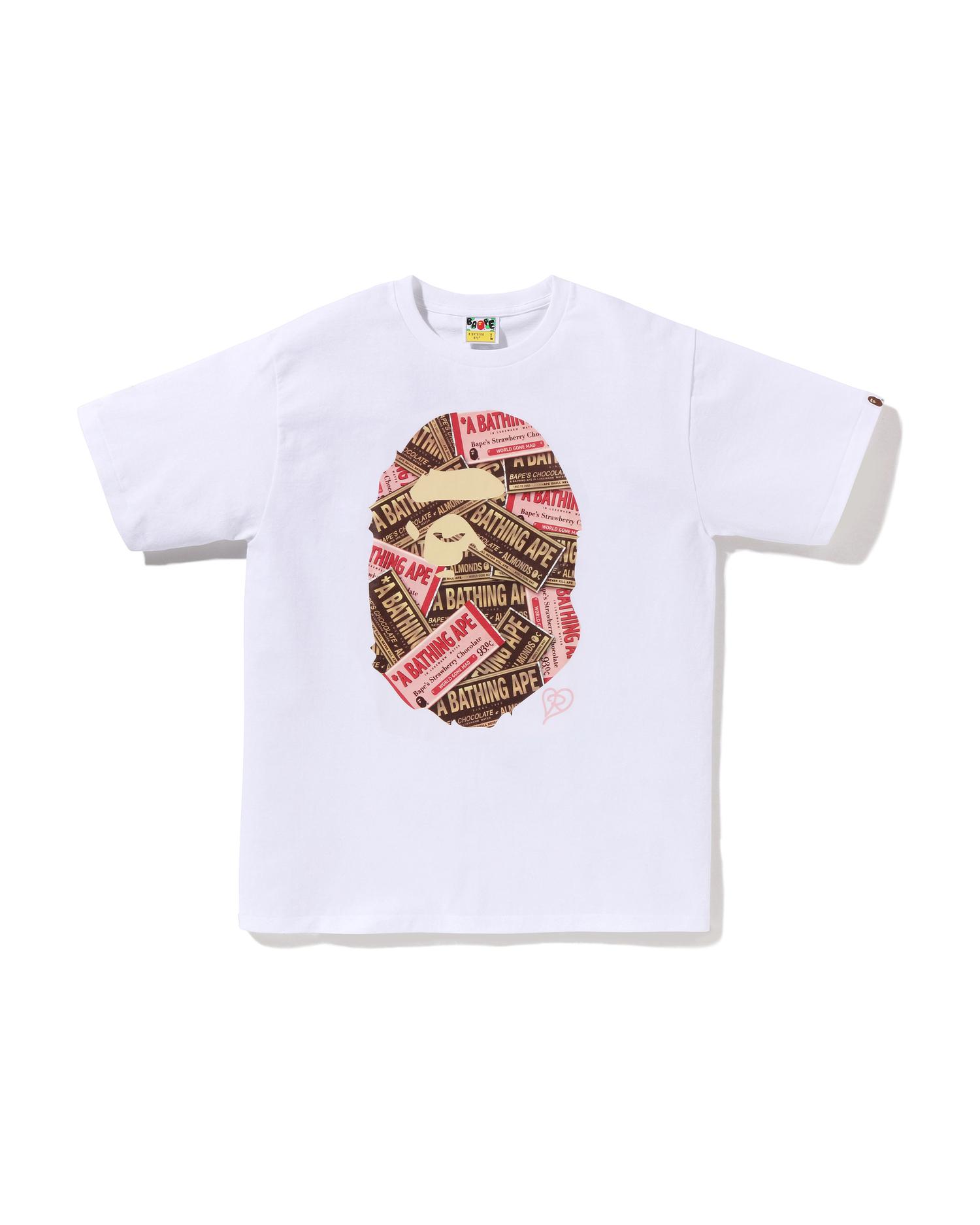 Chocolate Ape Head Tee by BAPE