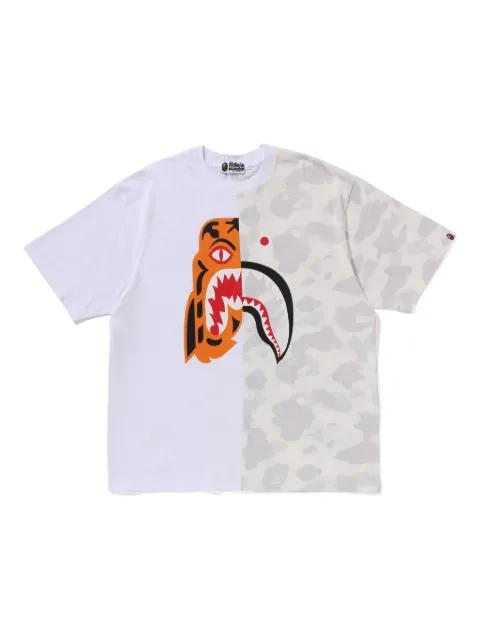 City Camo Tiger Shark T-shirt by BAPE