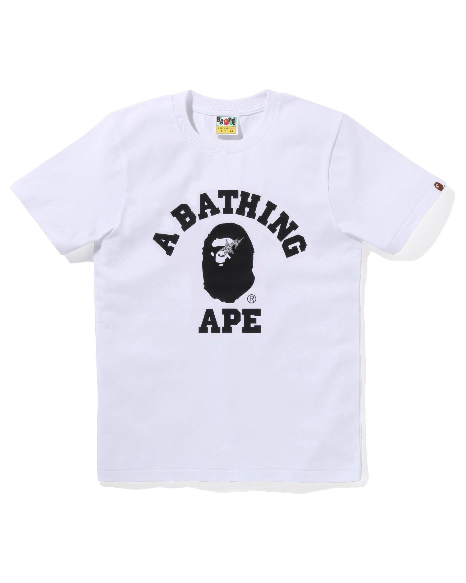College Crystal Stone Sta Tee by BAPE