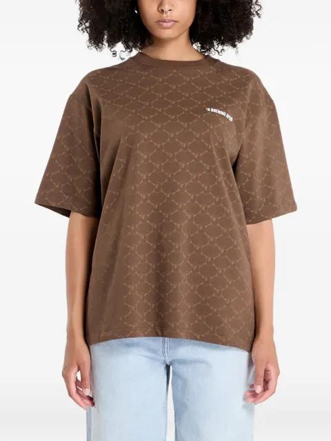College monogram-logo T-shirt by BAPE