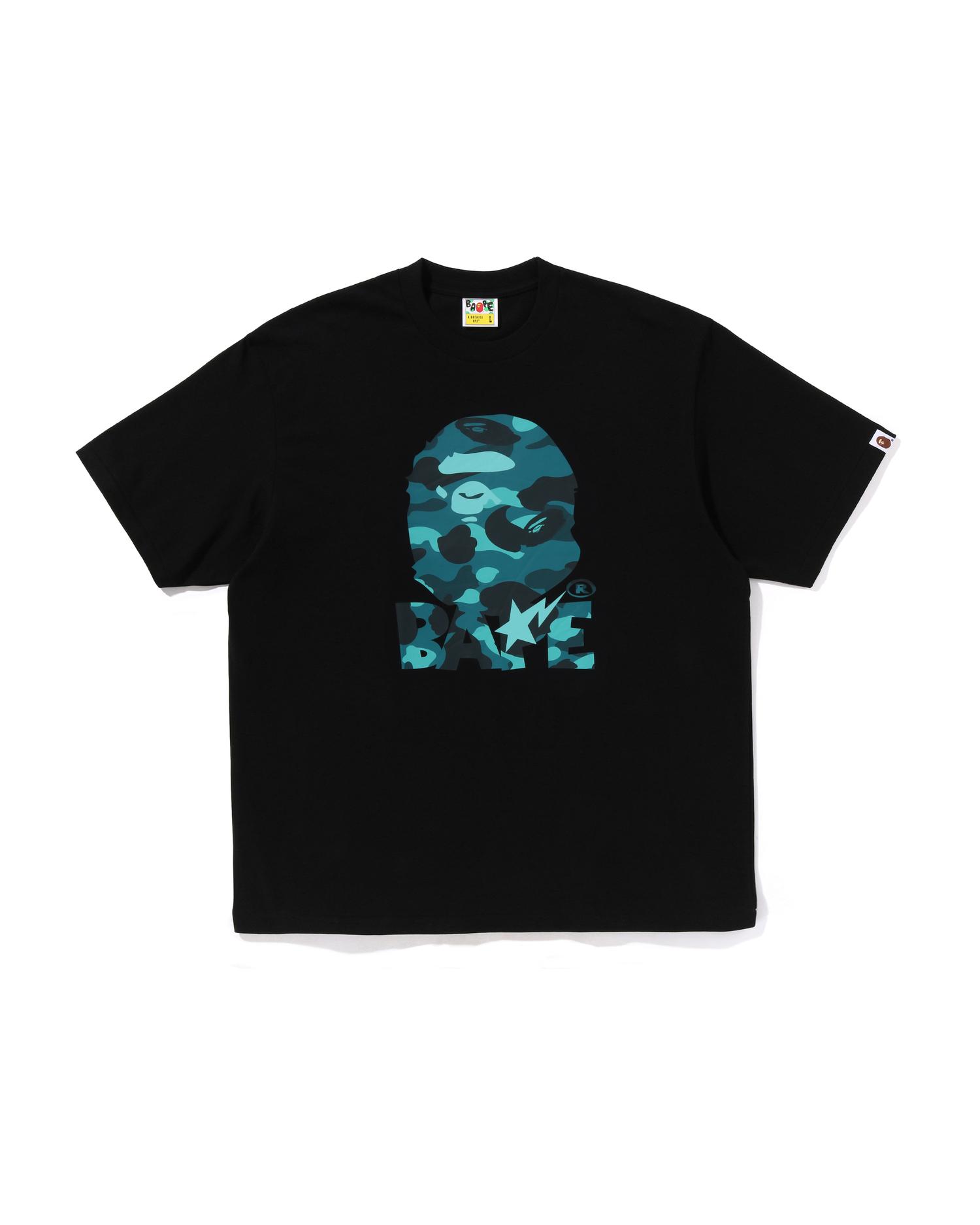 Color Camo Ape Head Relaxed Fit Tee by BAPE