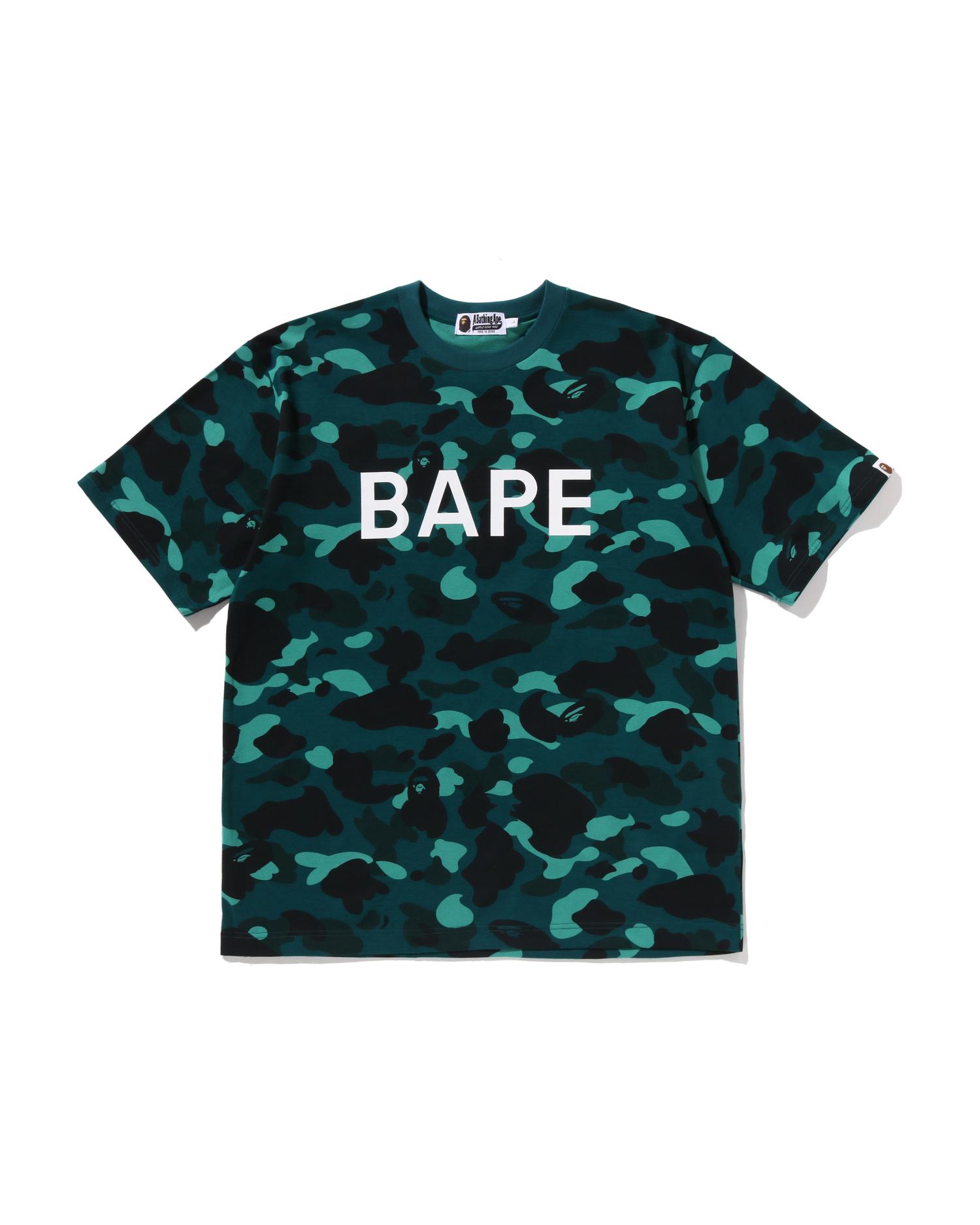 Color Camo BAPE Relaxed Fit Tee by BAPE