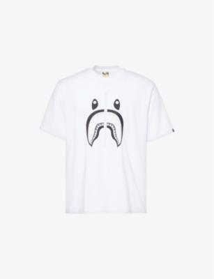 Crewneck graphic-print relaxed-fit cotton-jersey T-shirt by BAPE