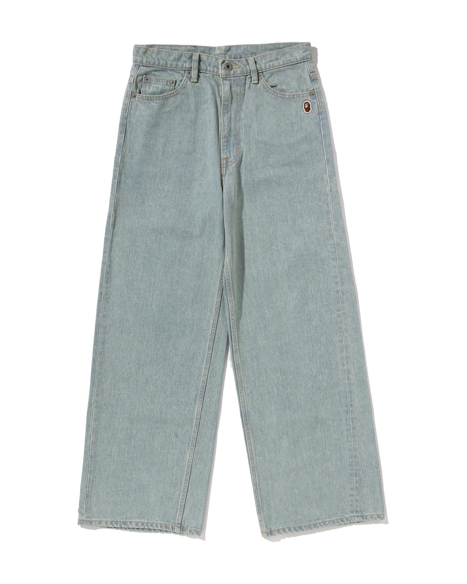 Crystal Stone BAPE STA Logo Baggy Denim Pants by BAPE