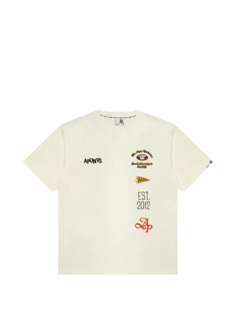 Fancy multi-logo T-shirt by BAPE