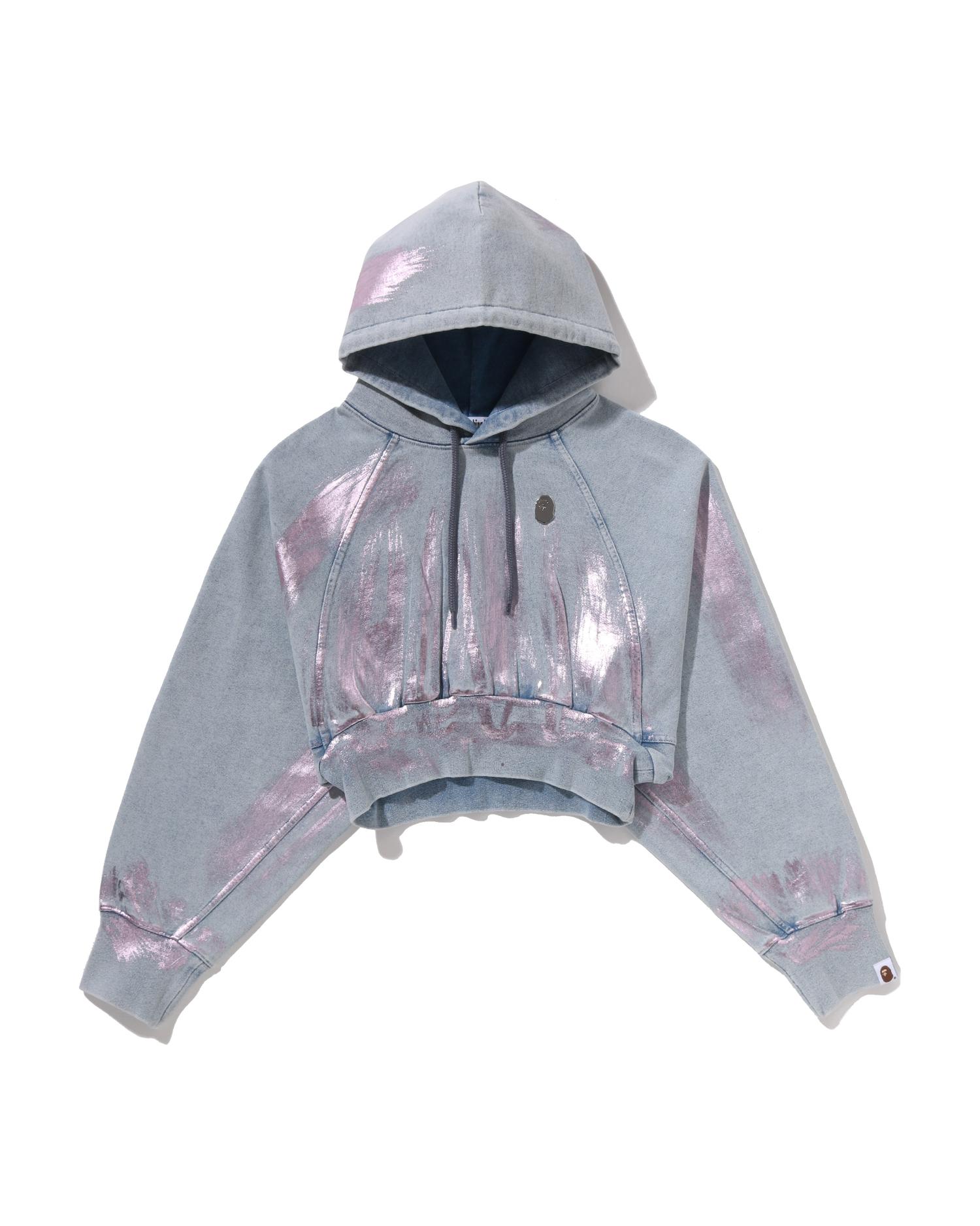 Foil Washed One Point Pullover Hoodie by BAPE