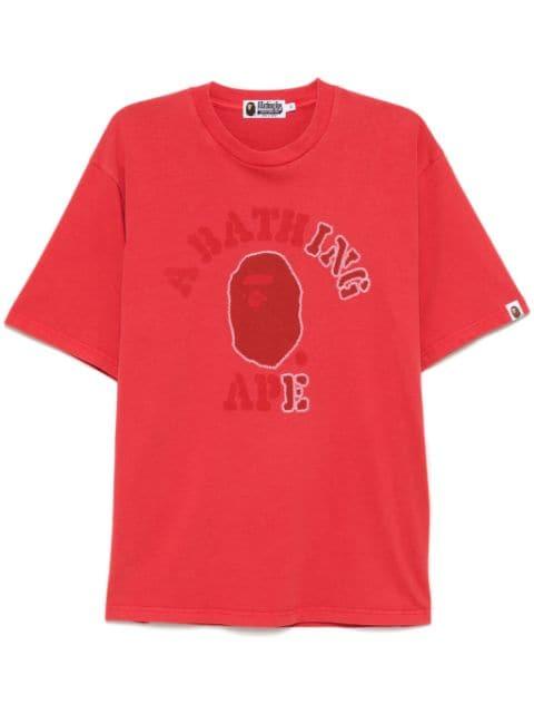 Garment Dye College Relaxed Fit Tee by BAPE