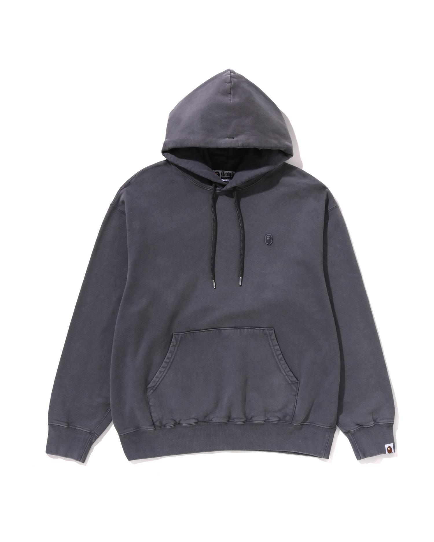 Garment Dye One Point Relaxed Fit Pullover Hoodie by BAPE