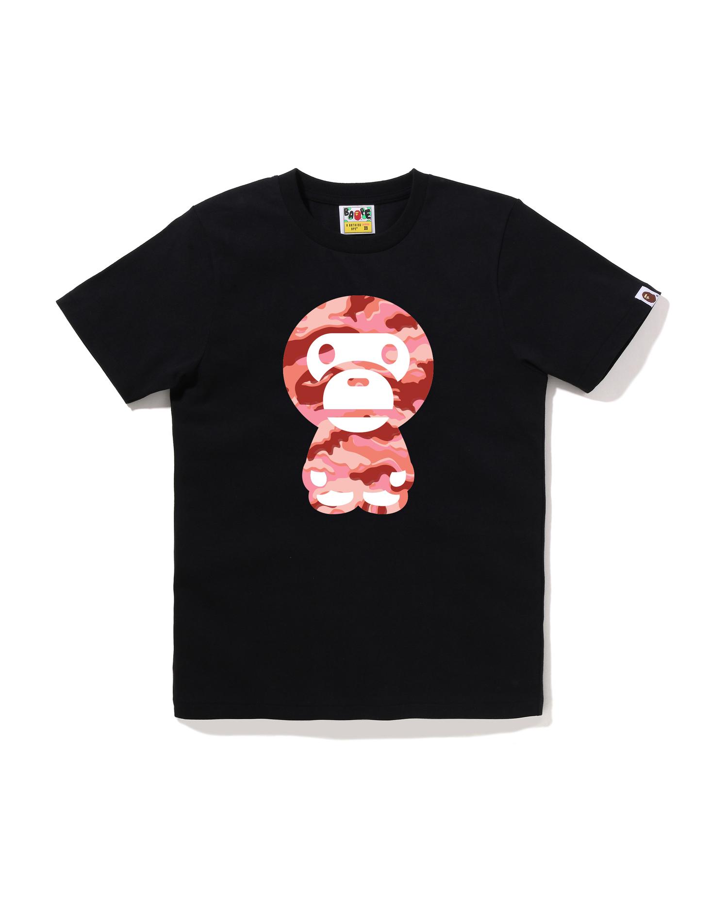 Glitch Woodland Camo Big Baby Milo Tee by BAPE