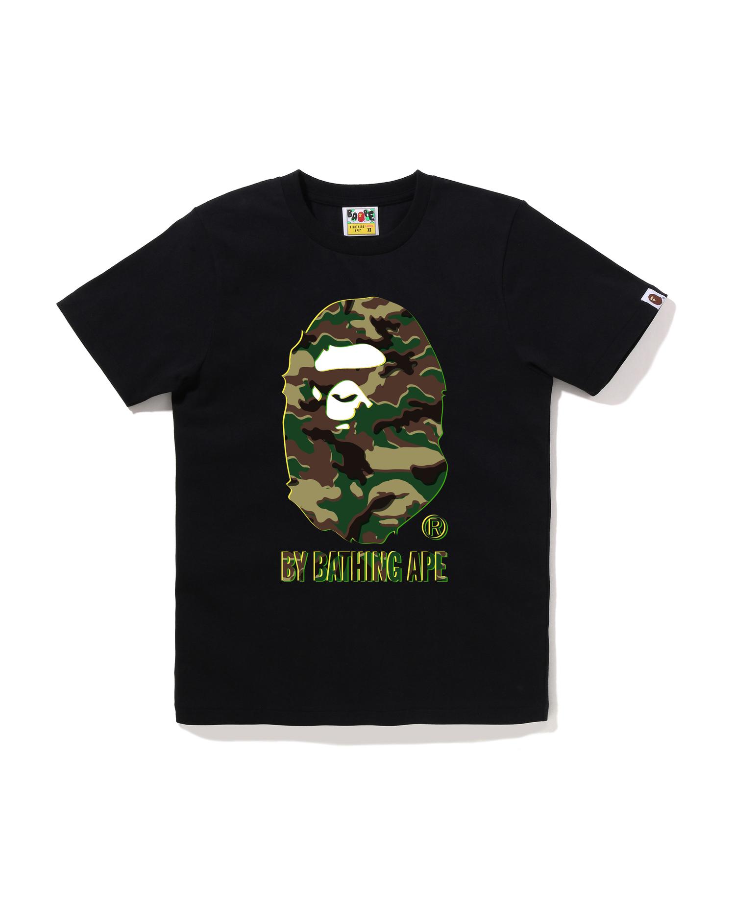 Glitch Woodland Camo By Bathing Ape Tee by BAPE