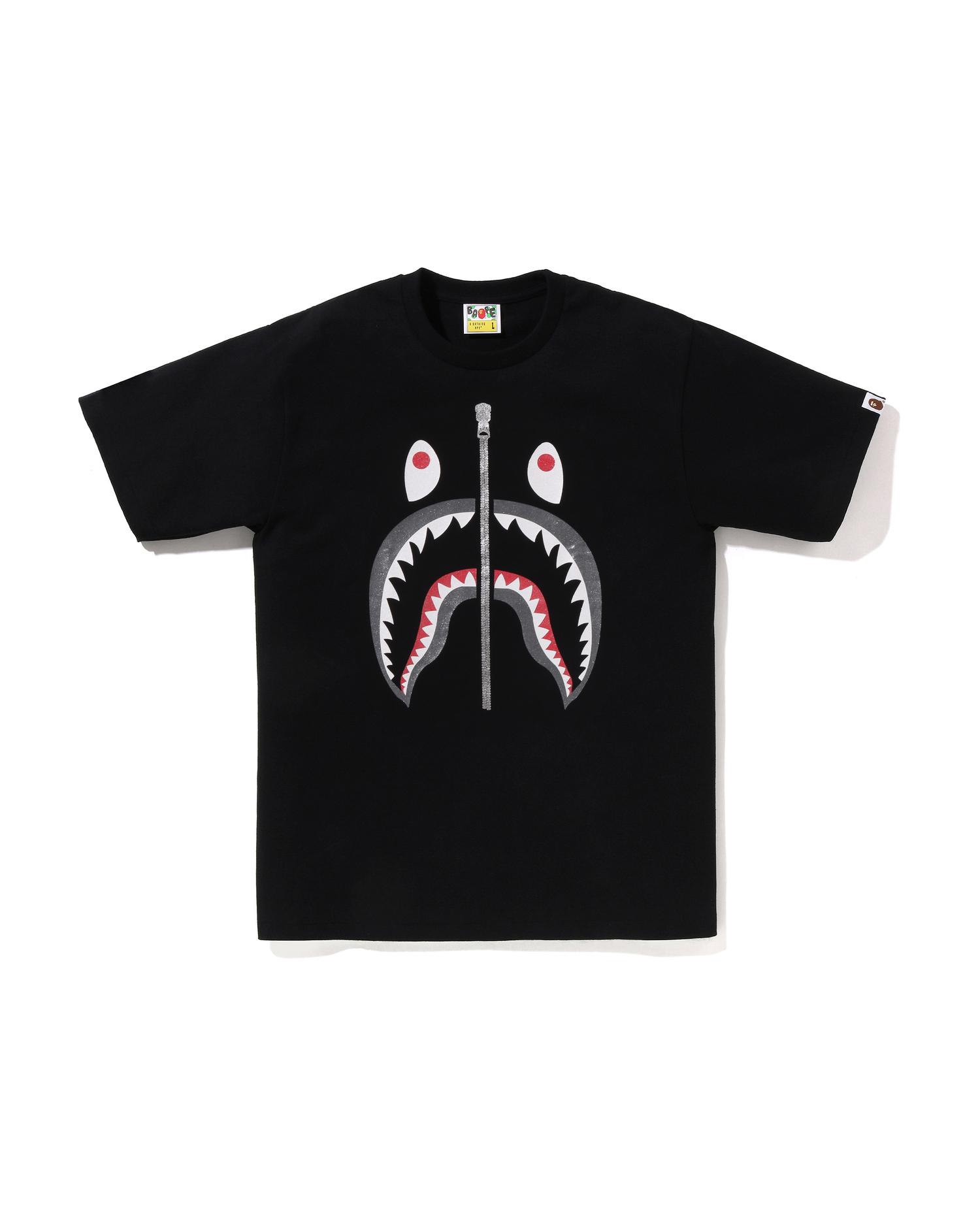 Glitter Shark Tee by BAPE