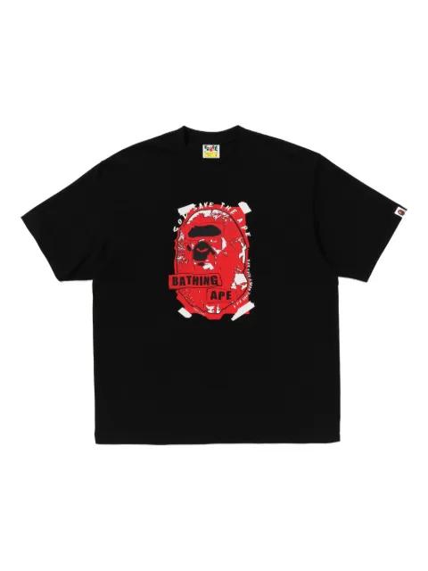 Graffiti Ape Head T-shirt by BAPE
