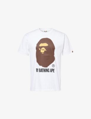 Graphic-Print Crewneck Cotton T-Shirt by BAPE