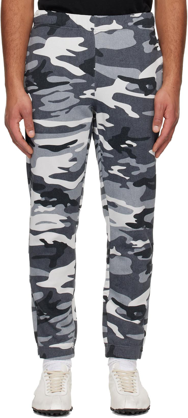 Gray Logo Patch Sweatpants by BAPE