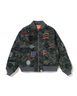 Hybrid Camo Multi Badge Padded Ma-1 by BAPE