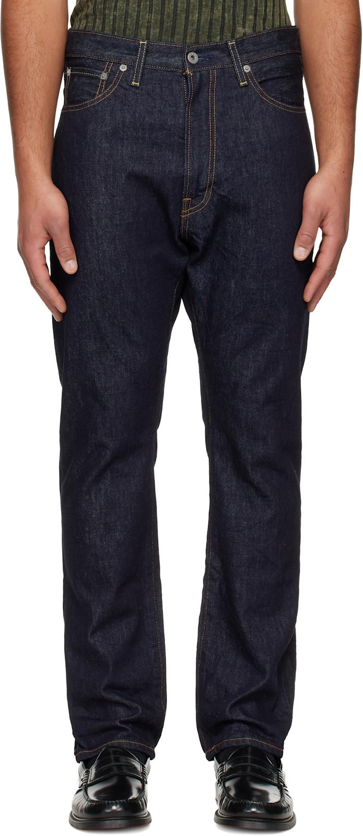 Indigo STA Regular Fit 13oz Denim Jeans by BAPE