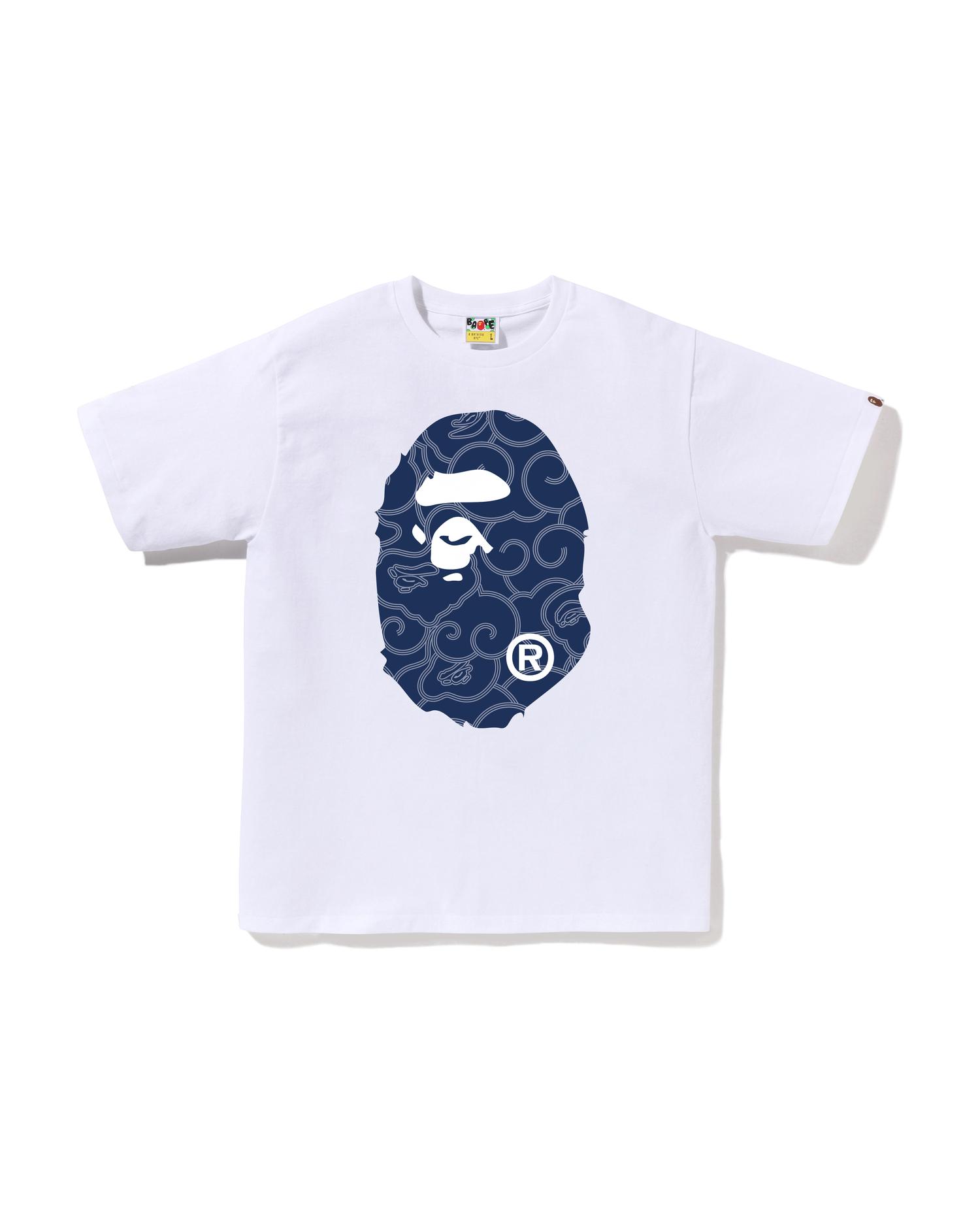 Japanese Cloud Camo Big Ape Head Tee by BAPE