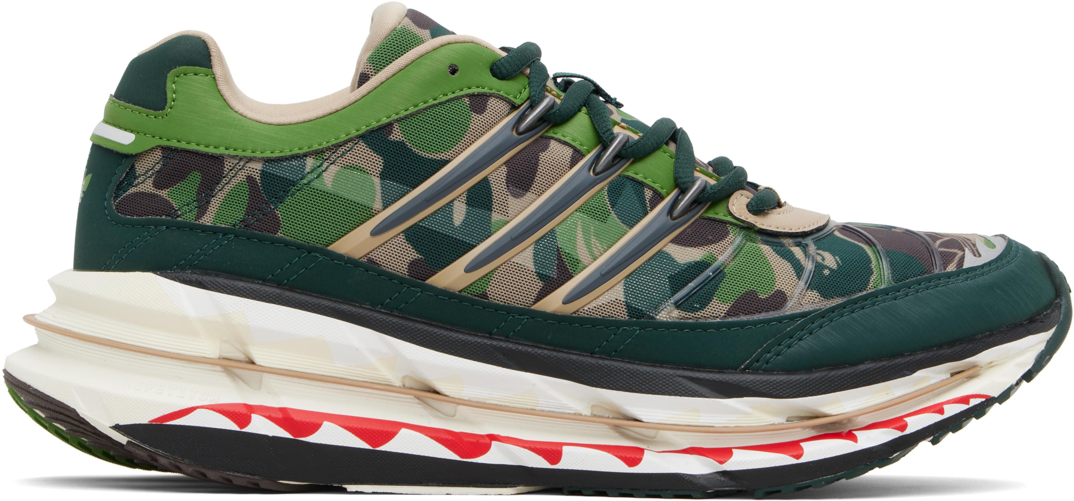 Khaki adidas Originals Edition Adistar Hrmy Sneakers by BAPE
