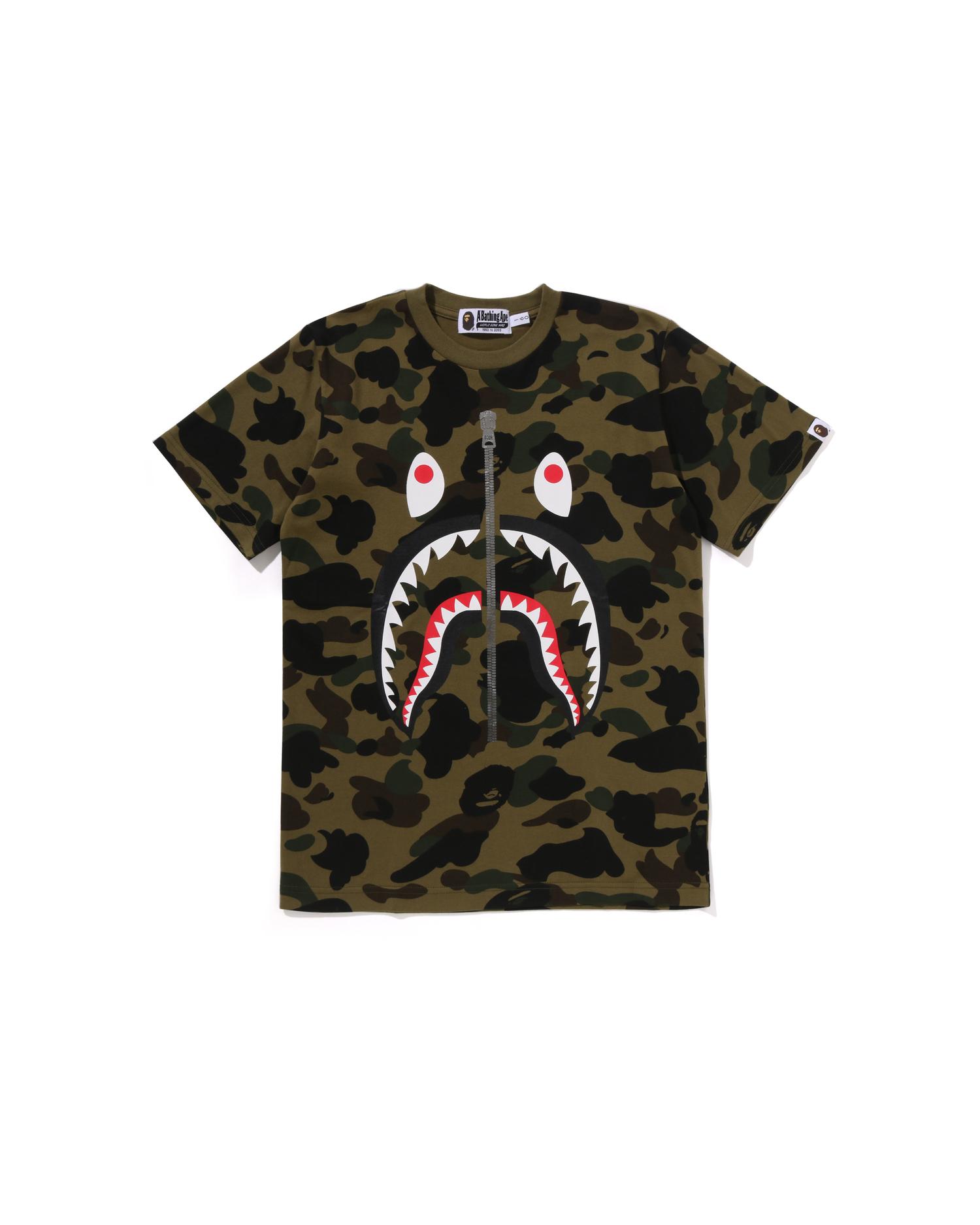 Kids 1st Camo Shark Tee Jr by BAPE