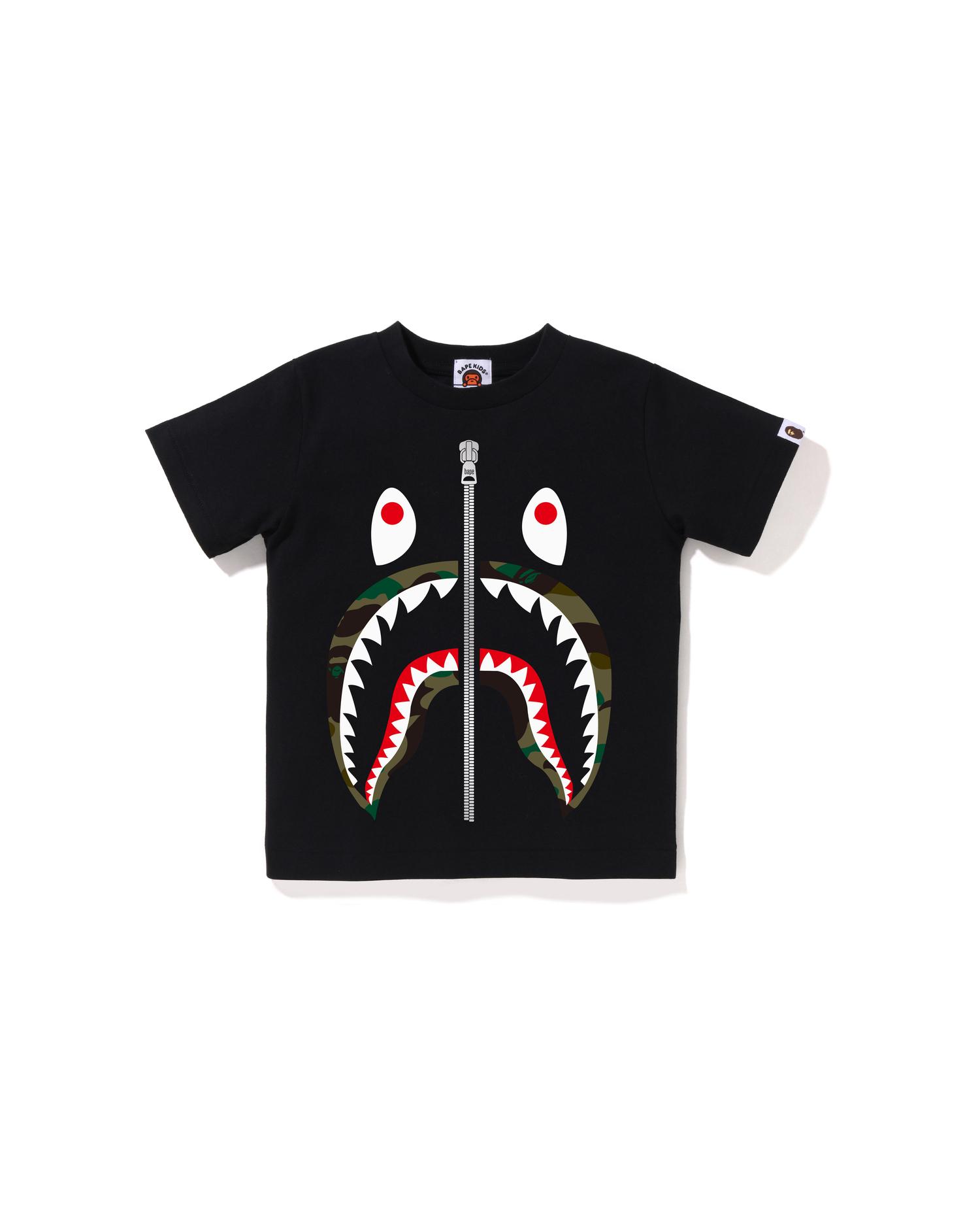 Kids 1st Camo Shark Tee by BAPE
