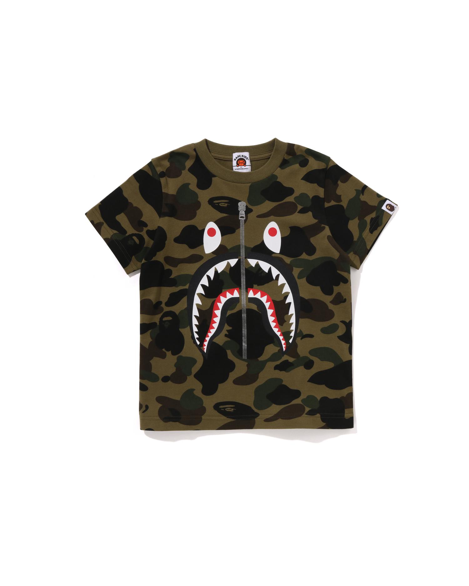 Kids 1st Camo Shark Tee by BAPE