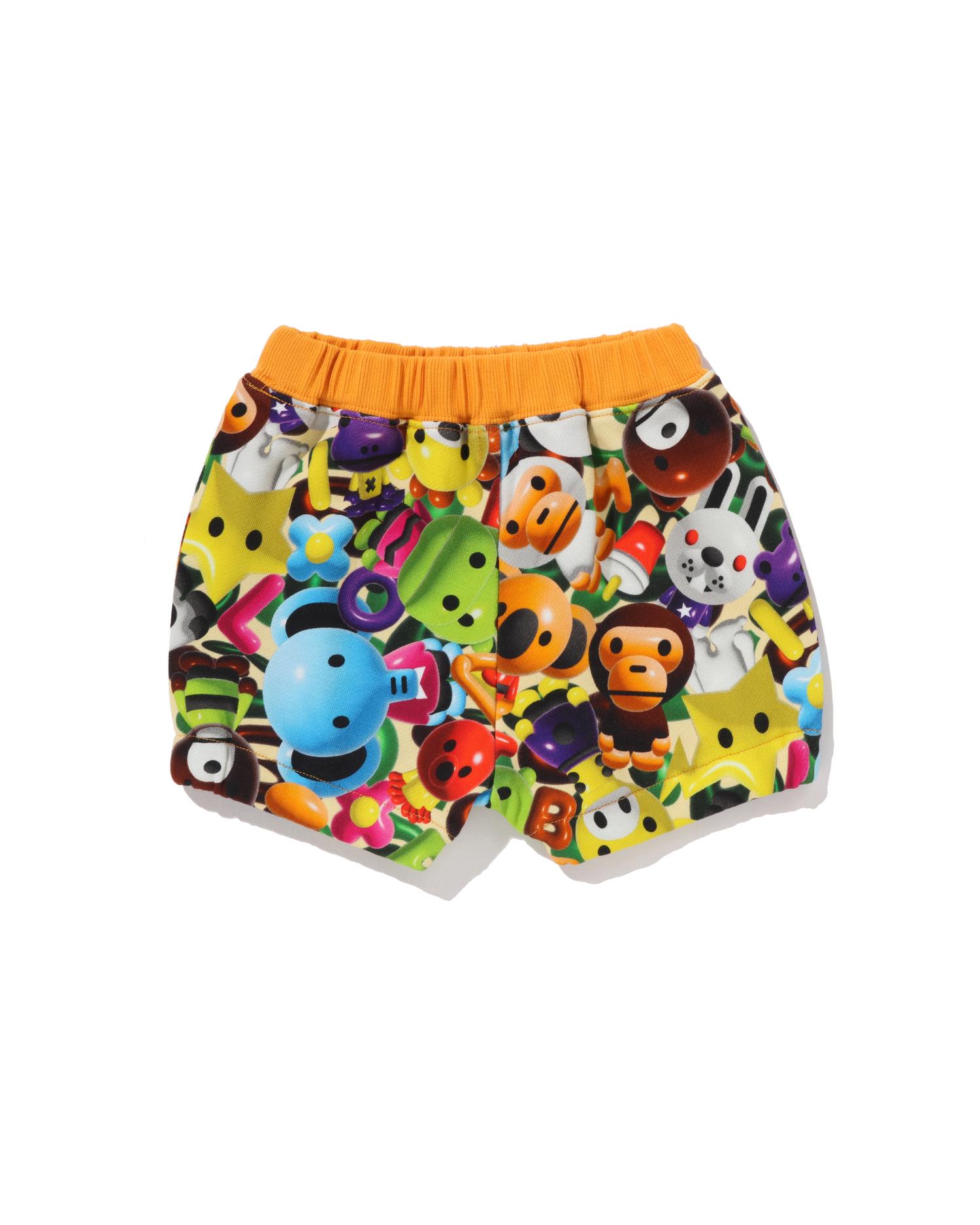 Kids 3D Milo All Friends Baby Shorts by BAPE