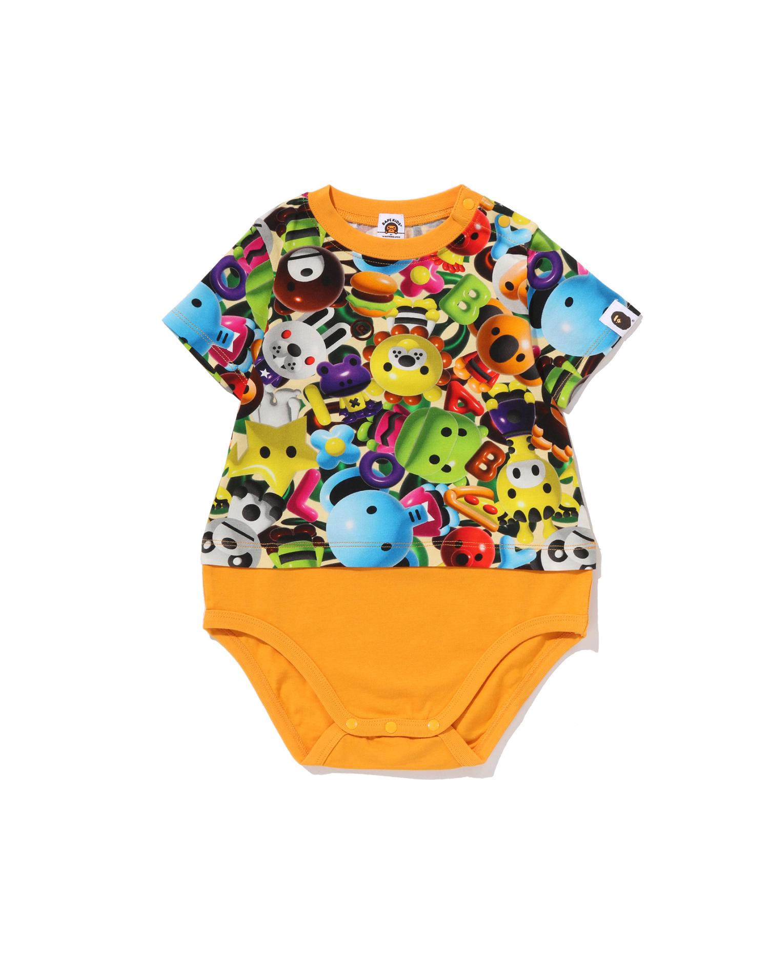 Kids 3D Milo All Friends Layered Bodysuit by BAPE