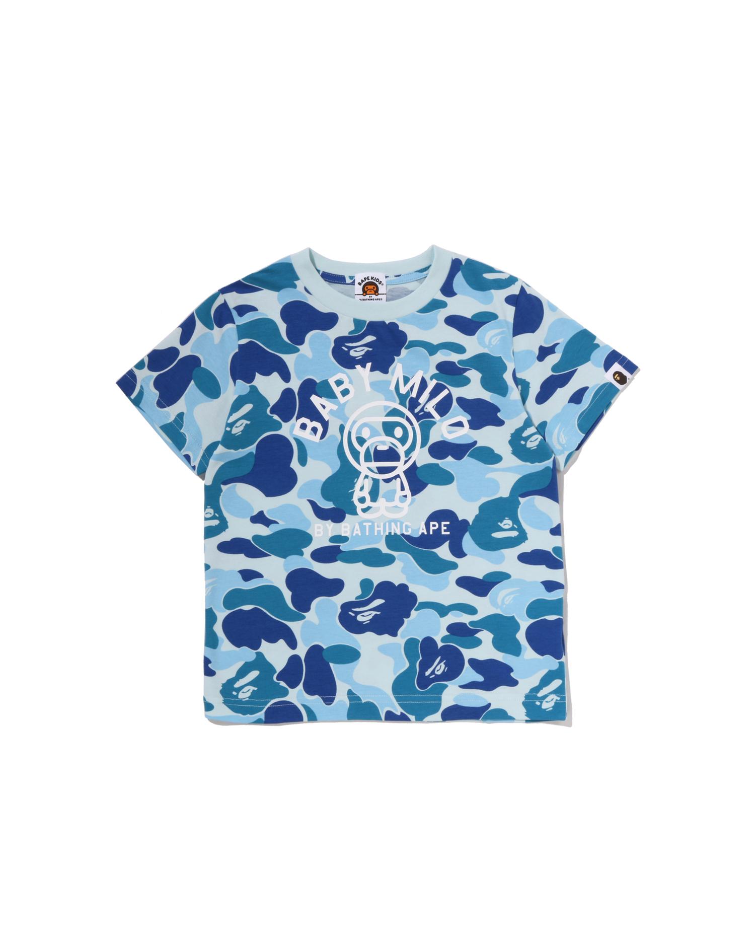 Kids ABC Camo Baby Milo College Tee by BAPE