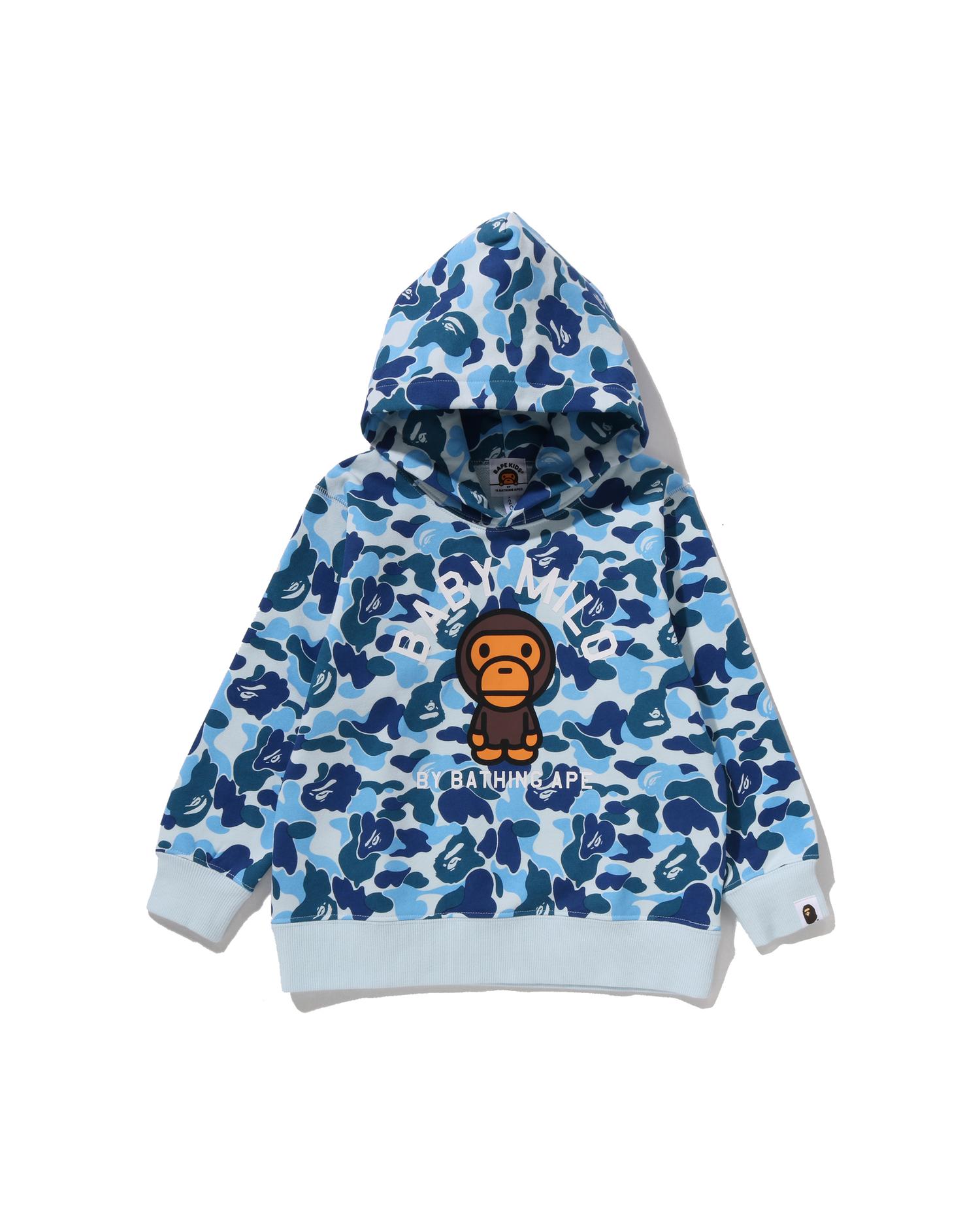 Kids Abc Camo Baby Milo Pullover Hoodie by BAPE
