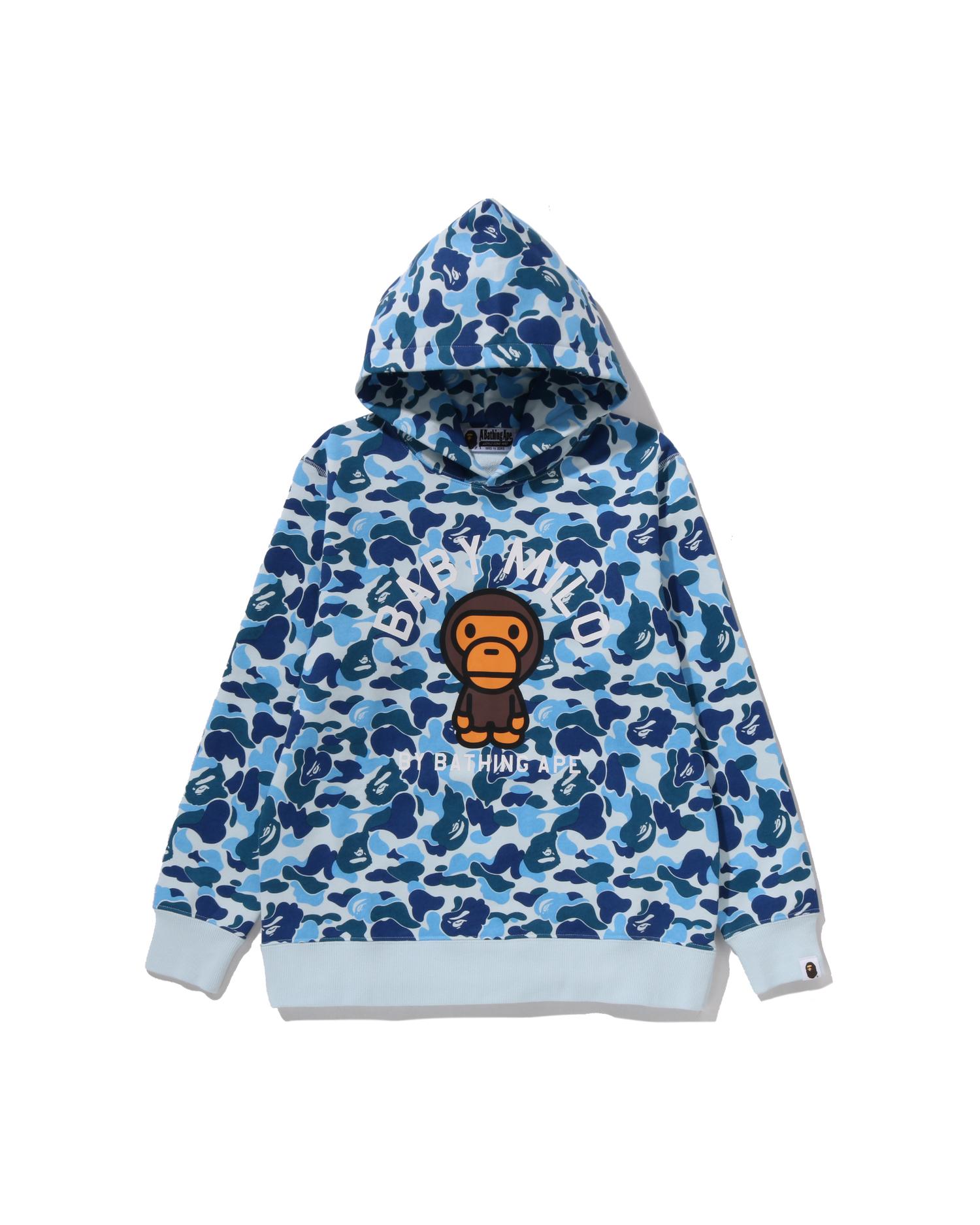 Kids Abc Camo Baby Milo Pullover Hoodie Jr by BAPE