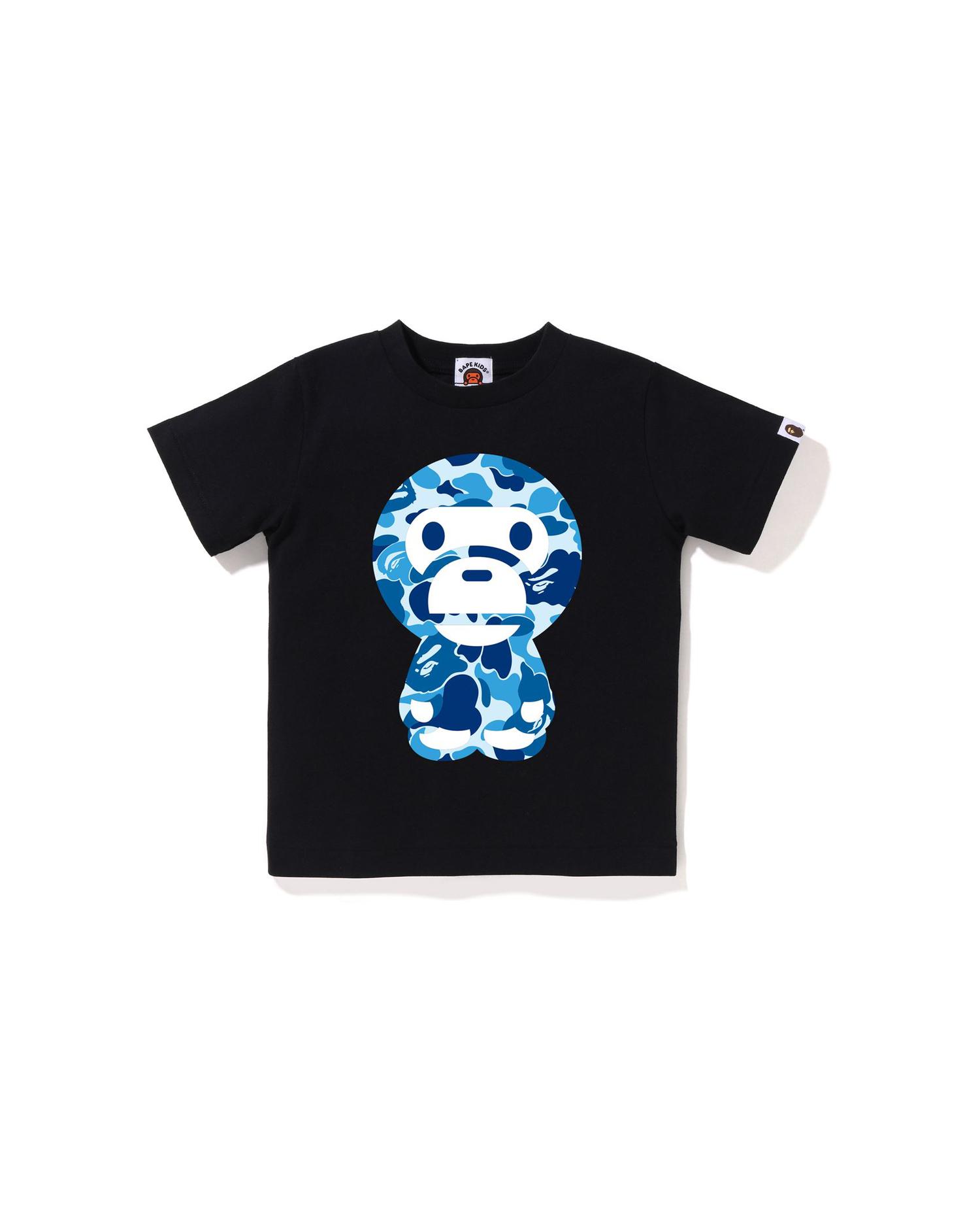 Kids Abc Camo Big Baby Milo Tee by BAPE