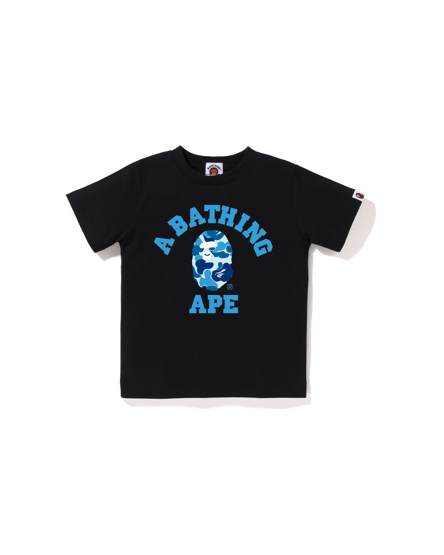 Kids Abc Camo College Tee by BAPE