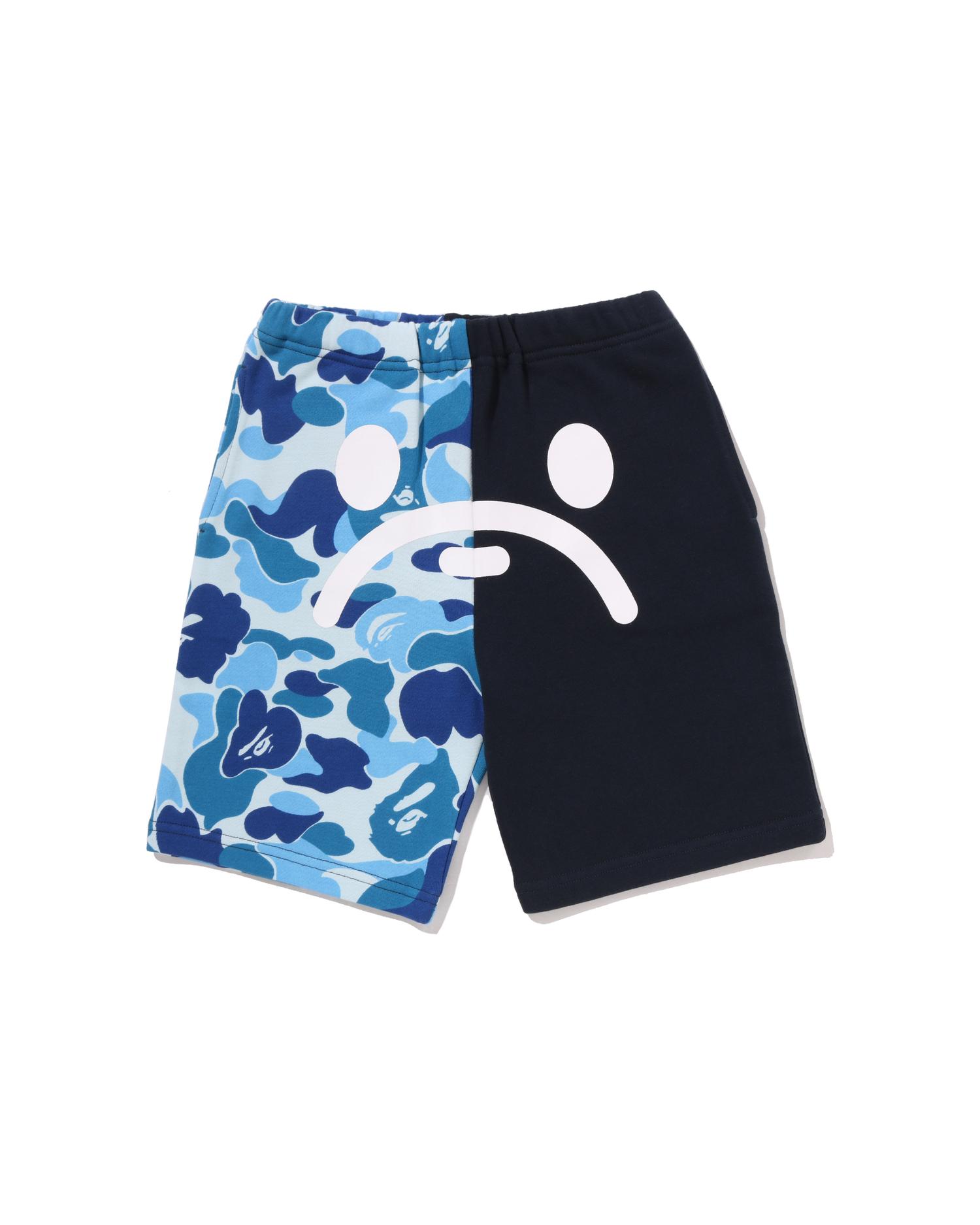 Kids Abc Camo Milo Face Sweat Shorts by BAPE