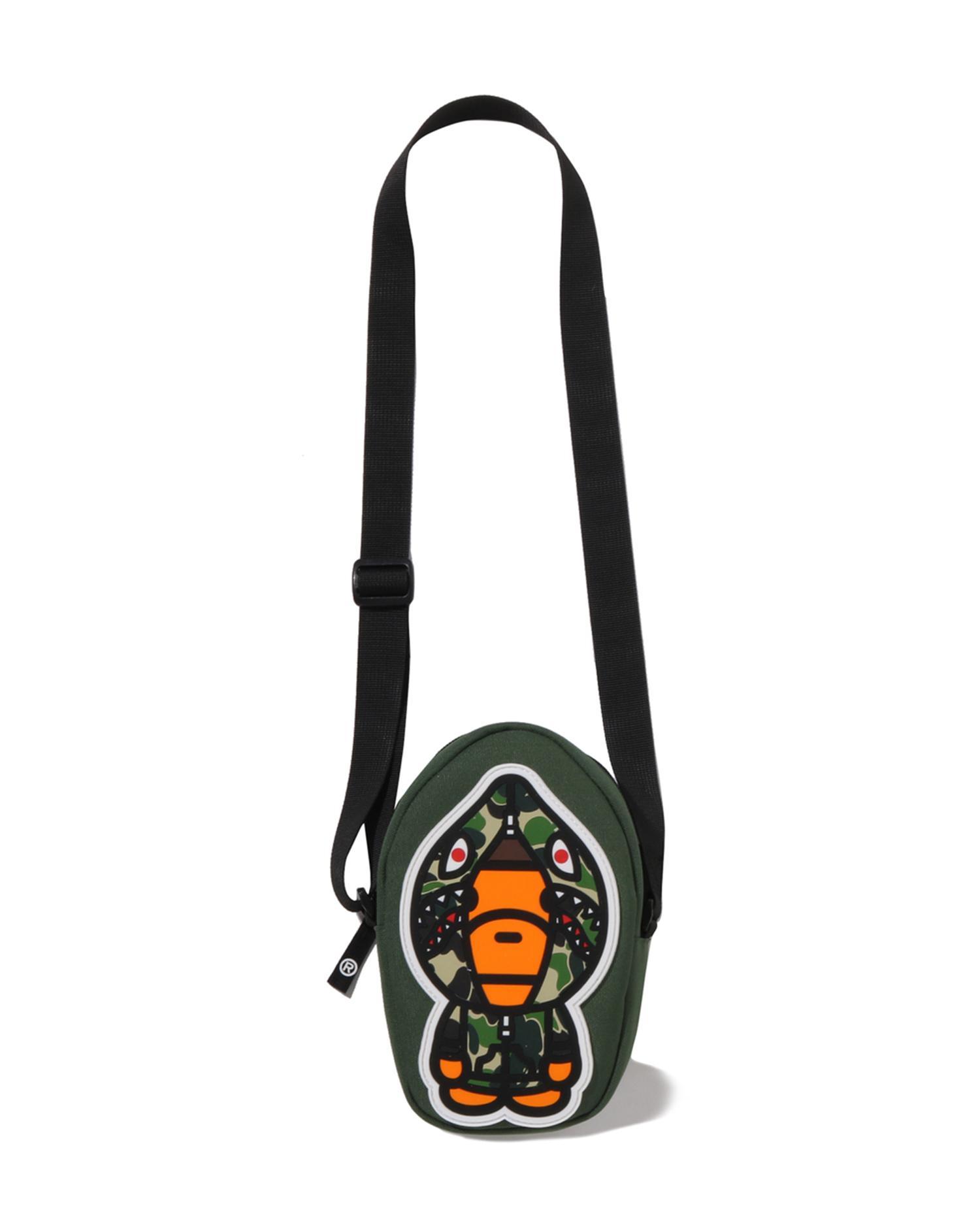 Kids Abc Camo Milo Shark Shoulder Bag by BAPE