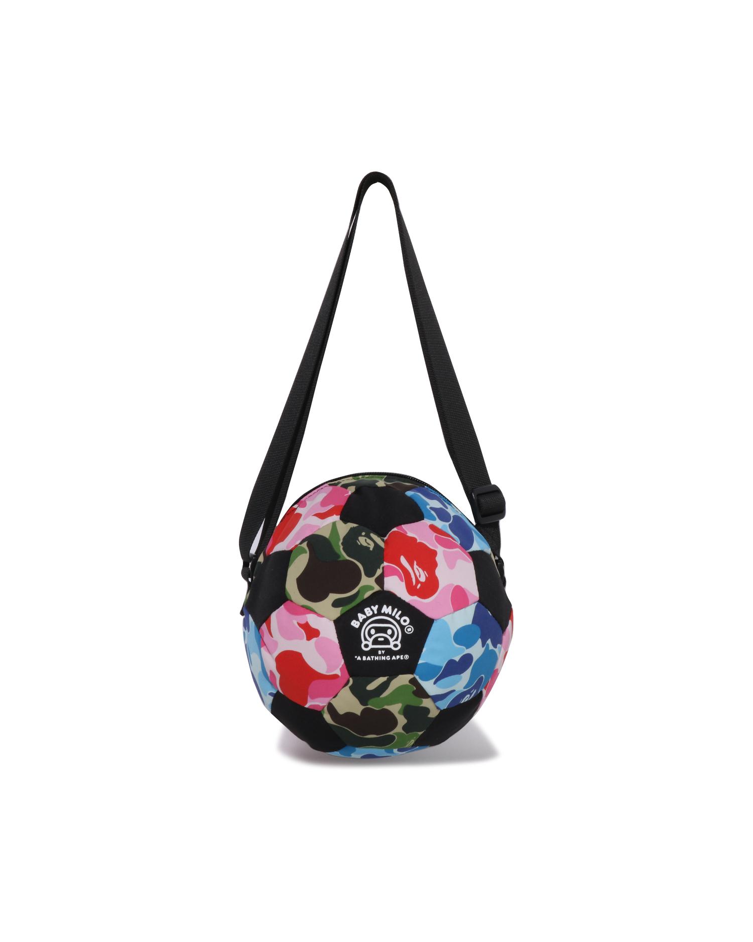 Kids Abc Camo Milo Soccer Ball Shoulder Bag by BAPE