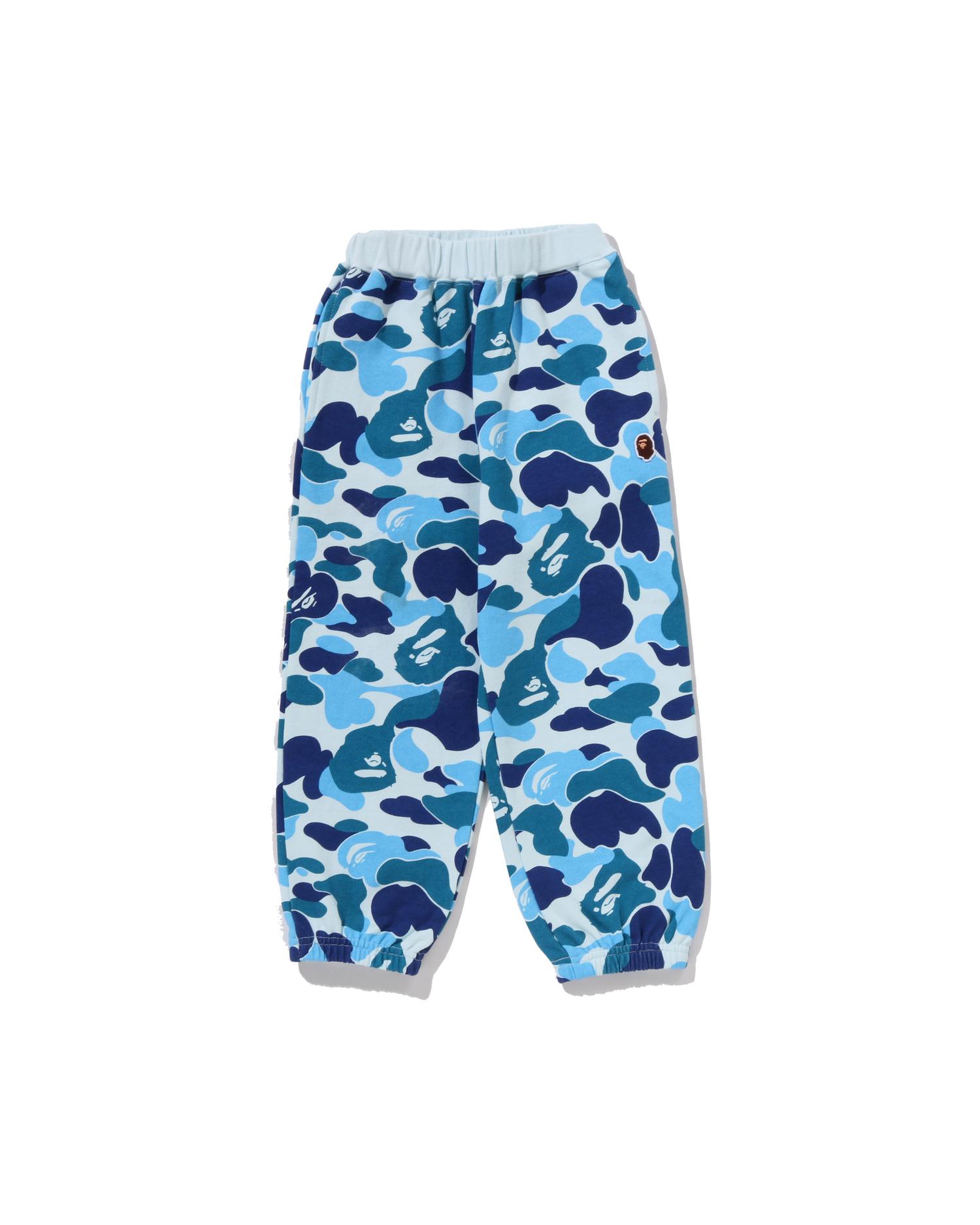 Kids Abc Camo One Point Sweat Pants by BAPE