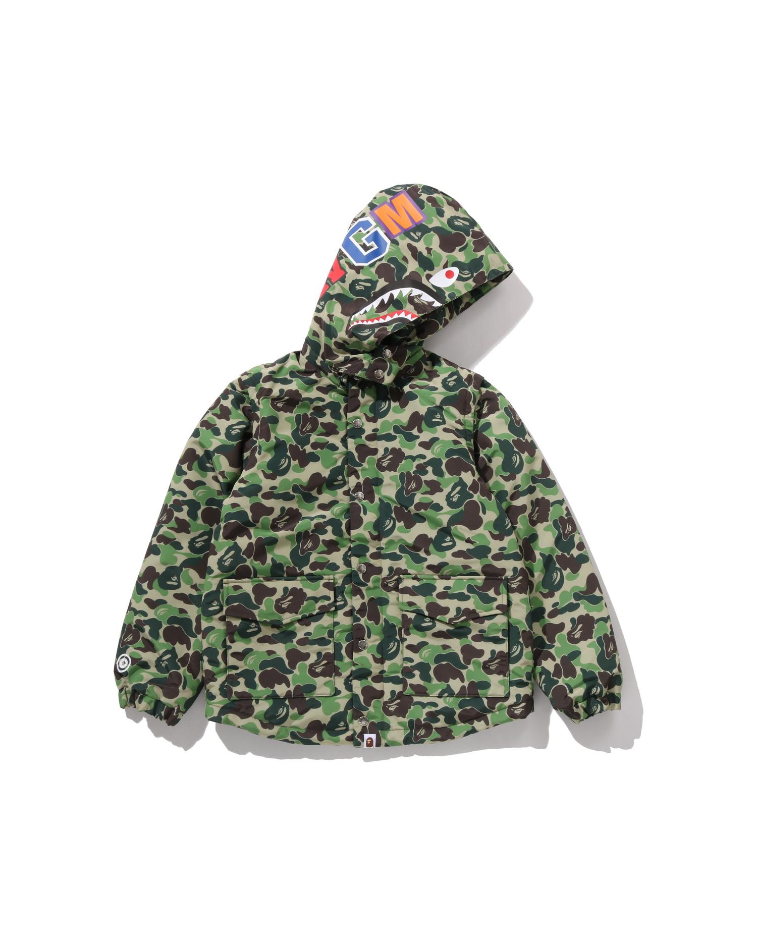 Kids Abc Camo Shark 4way Jacket Jr by BAPE