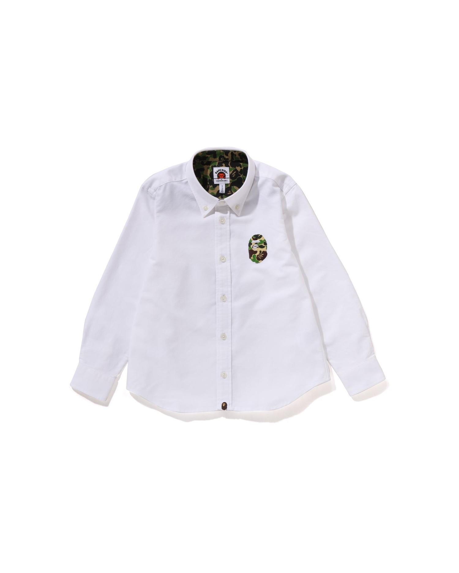 Kids Abc Camo Trimming Oxford Shirt by BAPE