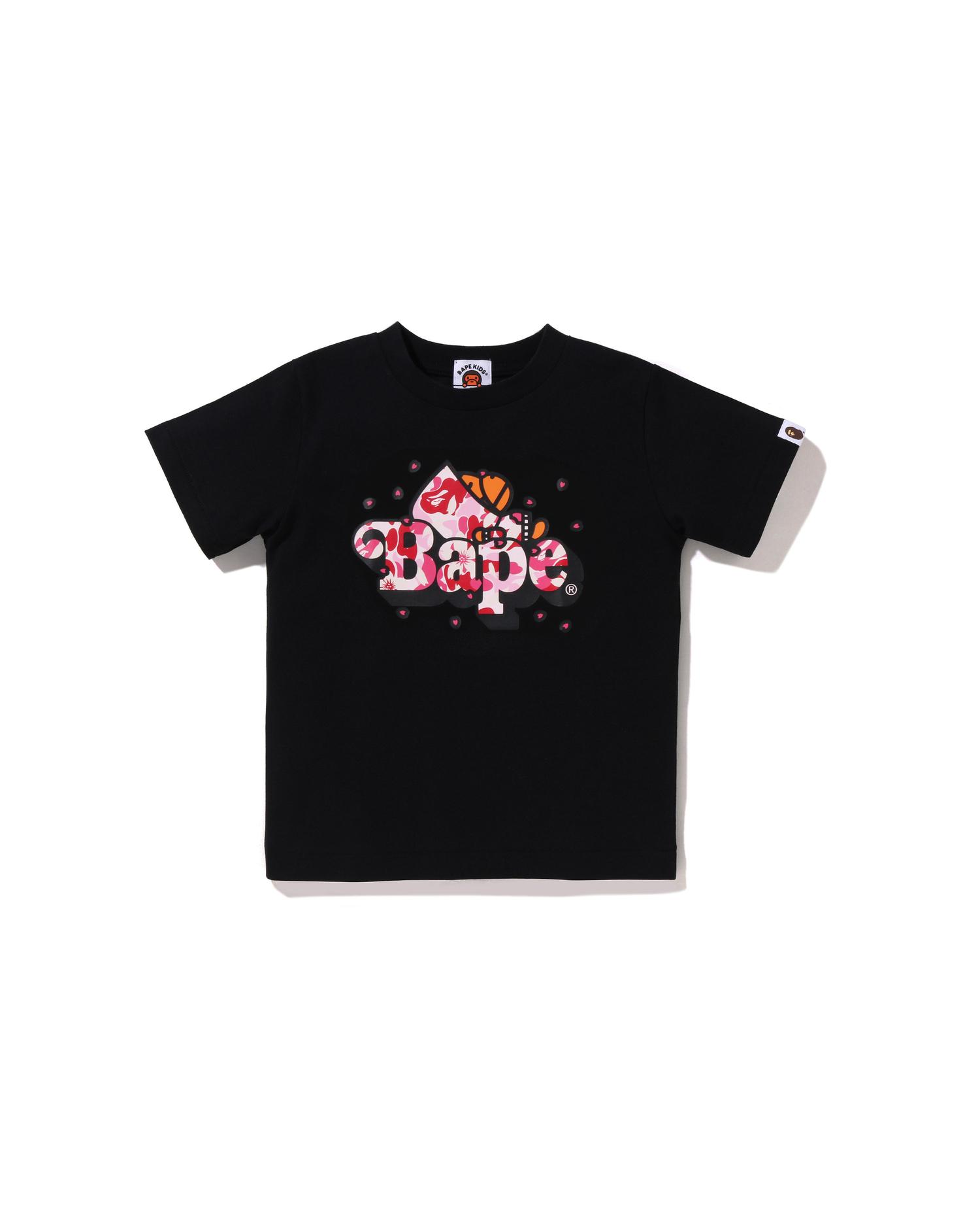 Kids Abc Sakura Camo Milo on BAPE Tee by BAPE