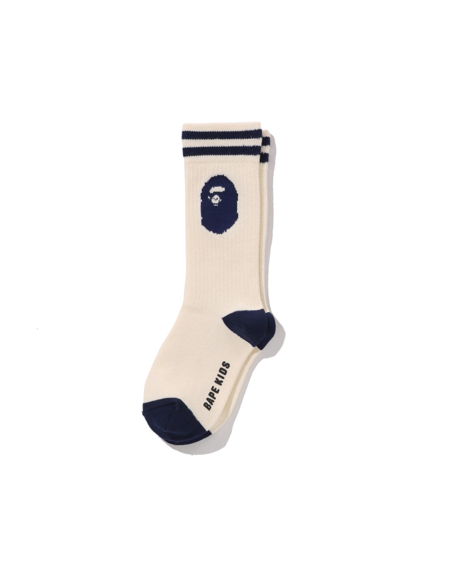Kids Ape Head Rib Socks by BAPE