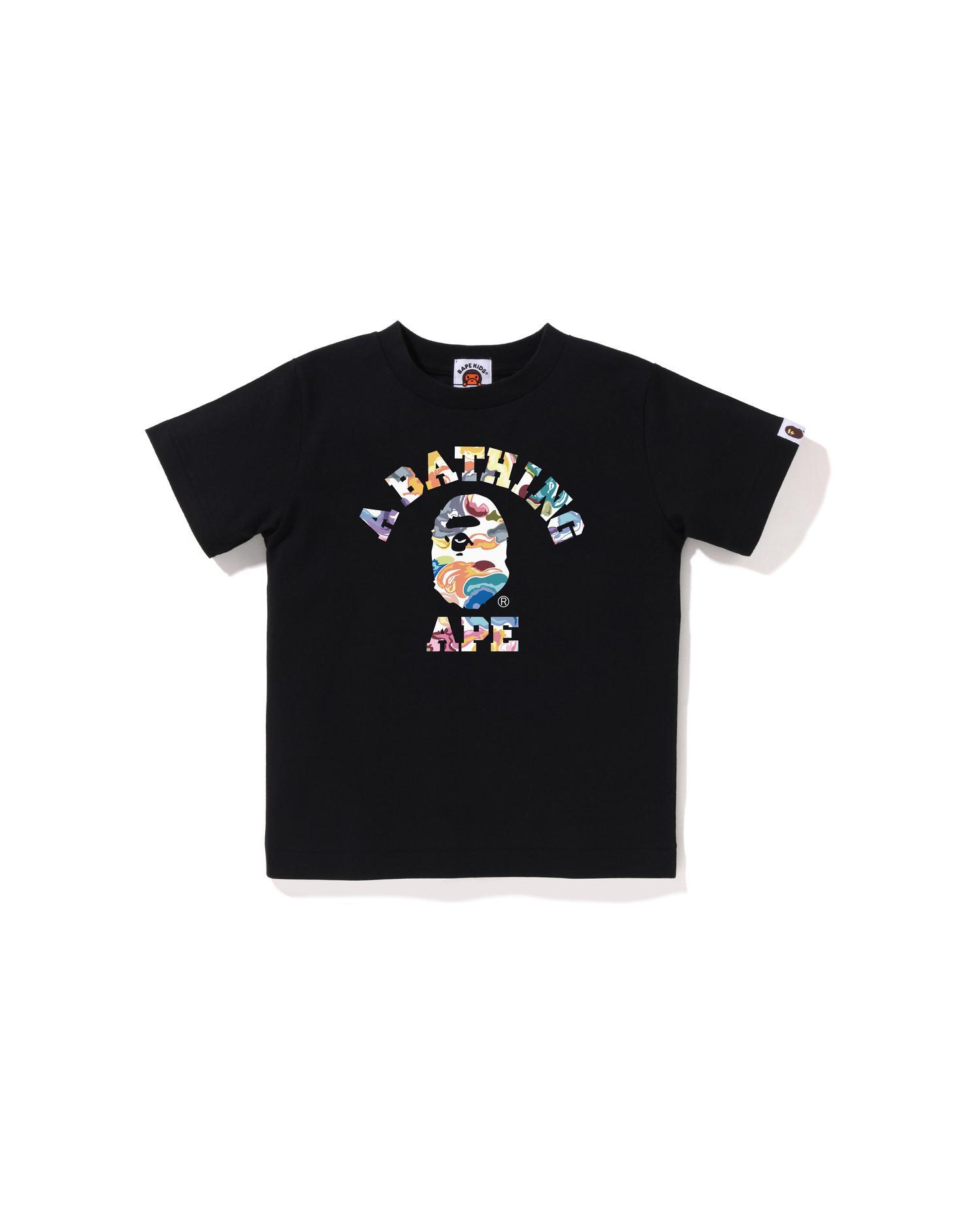Kids Art Camo College Tee by BAPE