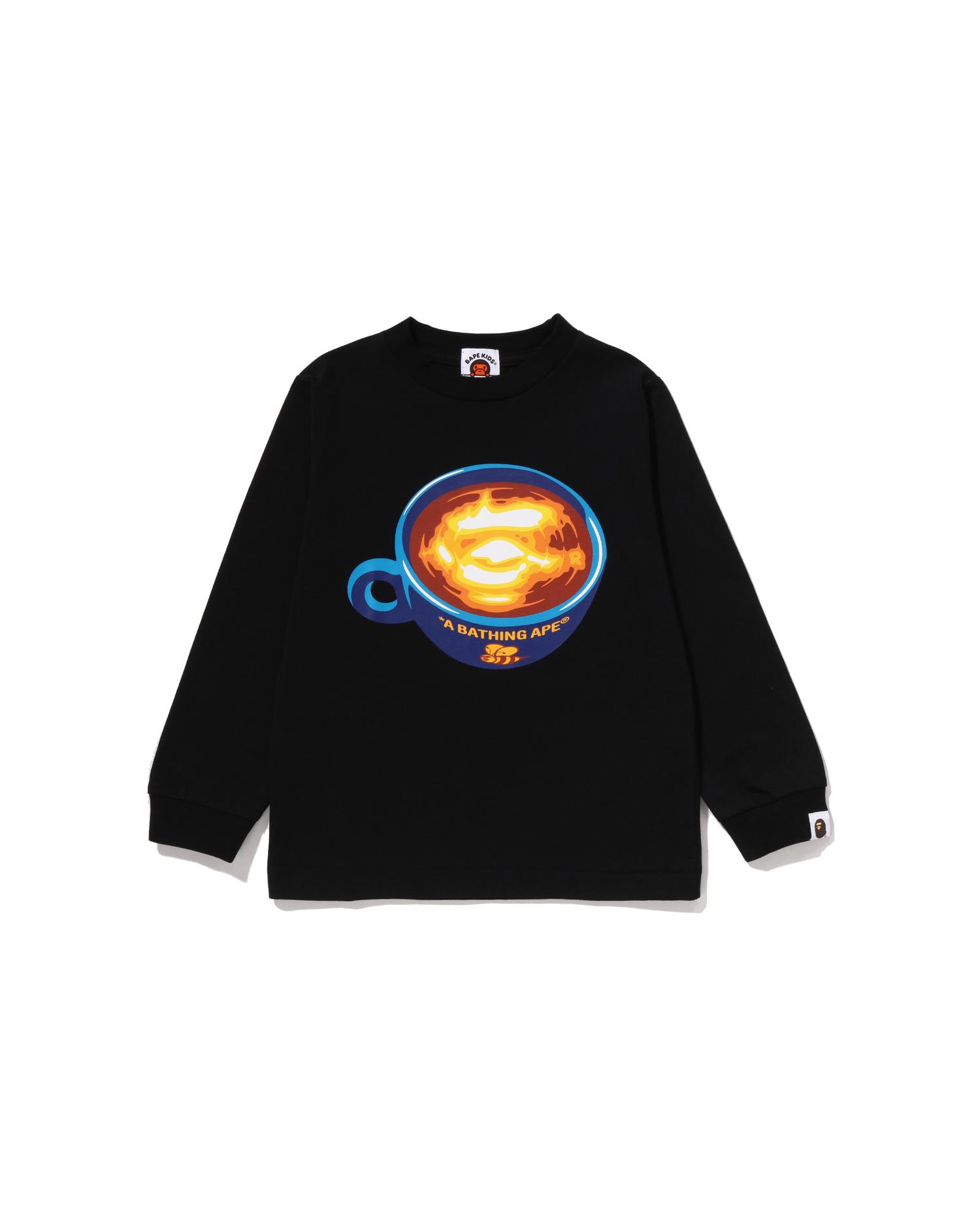 Kids BAPE Latte Ls Tee by BAPE
