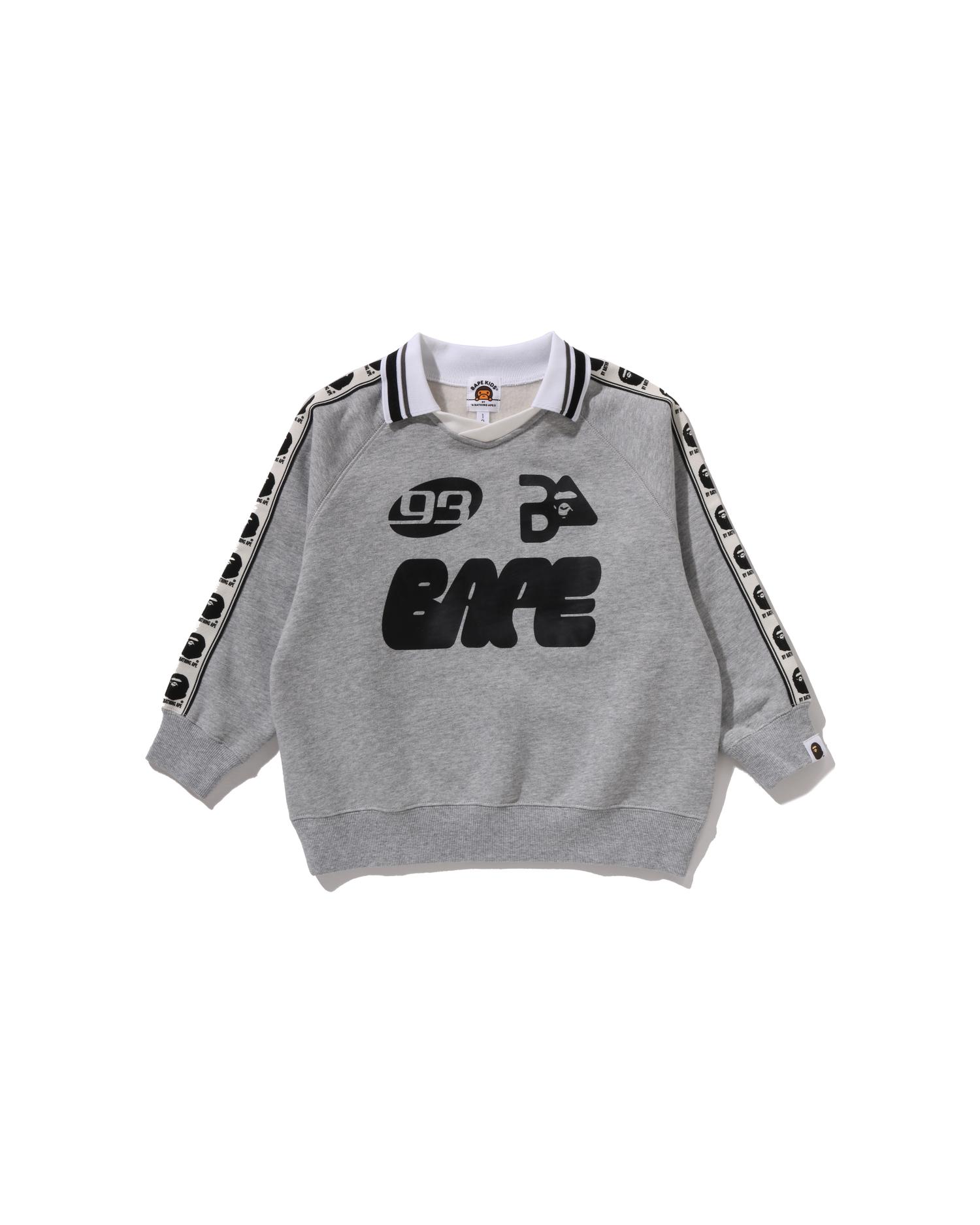 Kids BAPE Tape Relaxed Fit Crewneck Sweatshirt by BAPE