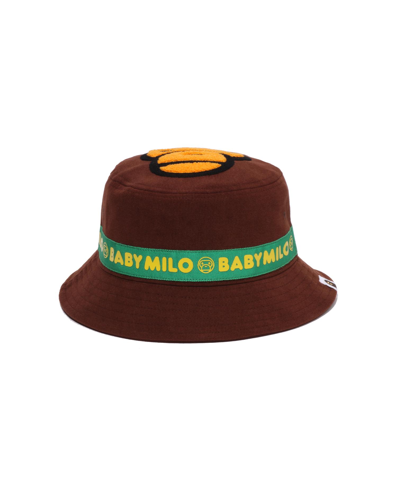 Kids Baby Milo Corduroy Bucket Hat by BAPE