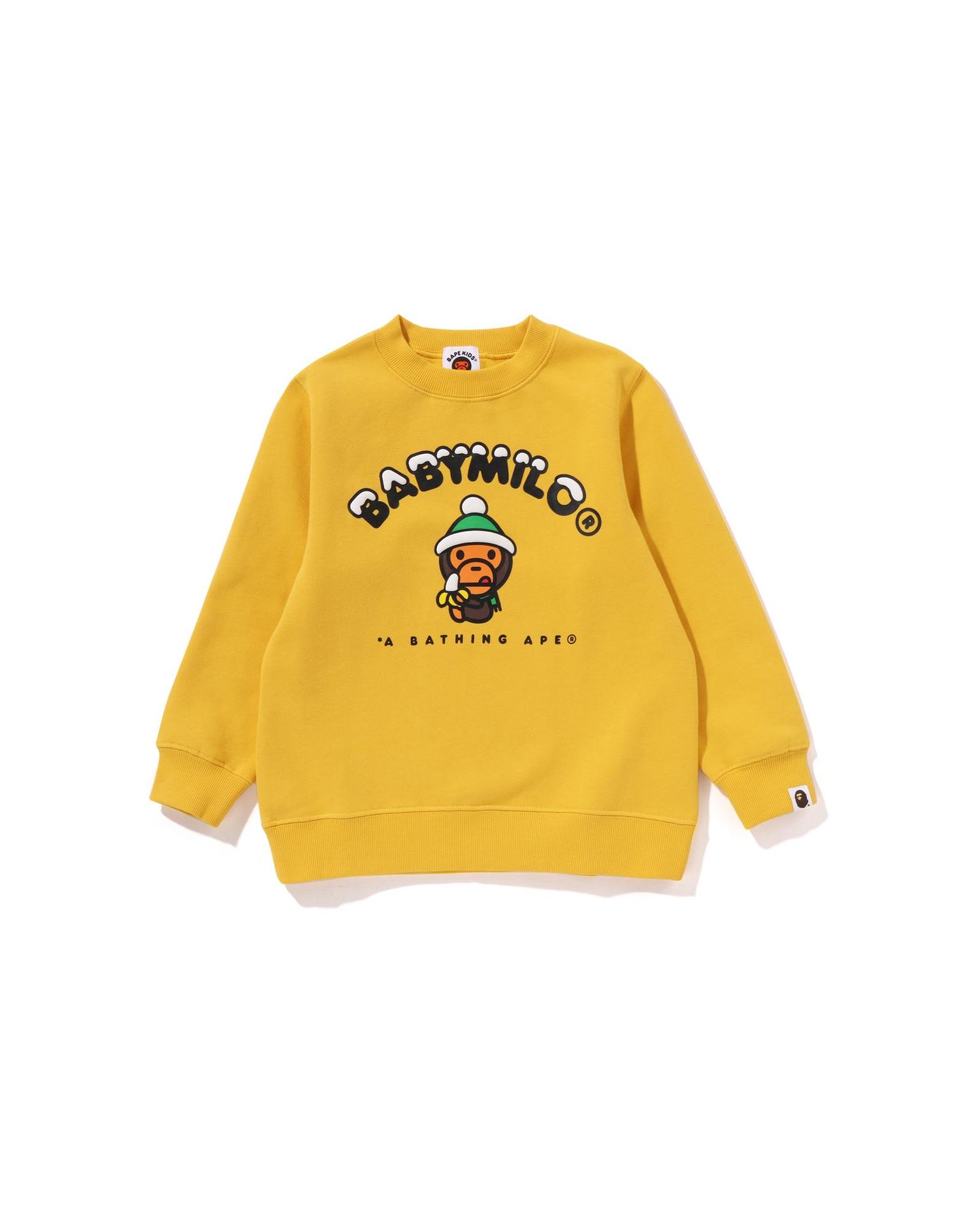 Kids Baby Milo Crewneck Sweatshirt by BAPE