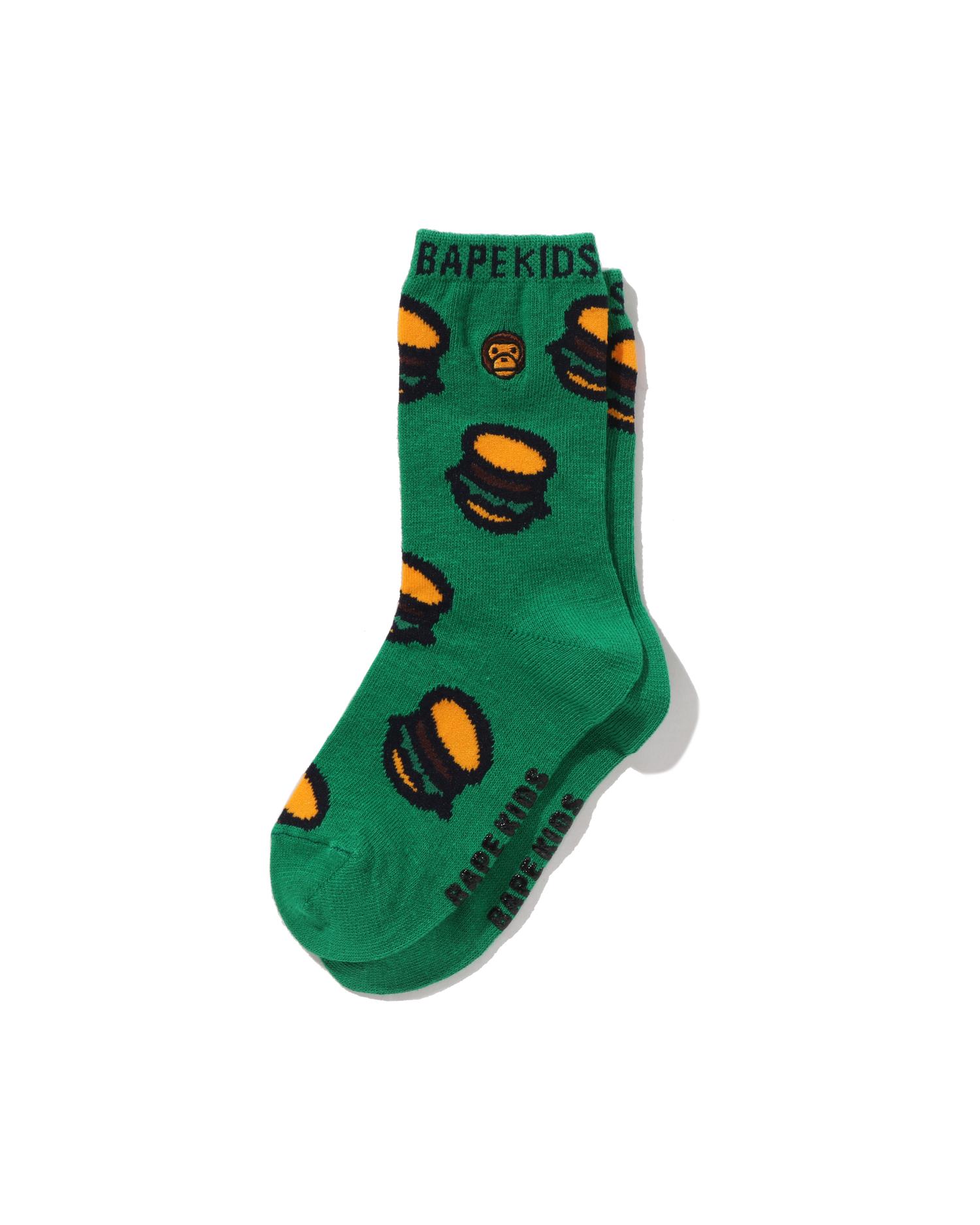 Kids Baby Milo Junk Food Socks by BAPE